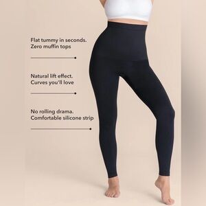 Shapermint Black High-Waisted Shaping Leggings